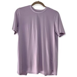Fabletics Vivienne Cross back Mauve Tee. Size XS